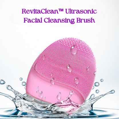 RevitaClean™ Ultrasonic Facial Cleansing Brush